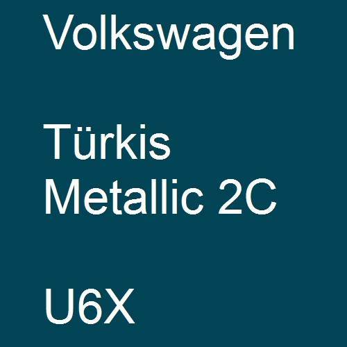 Volkswagen, Türkis Metallic 2C, U6X.